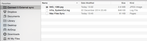My Finder in Mac now has a folder for my Connections server.  I named the folder when I configured the server and I can have multiple folders for multiple servers